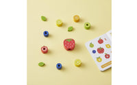 Wooden Fruit Lacing Toy Hand-Eye Coordination Children's Learning Color Matching