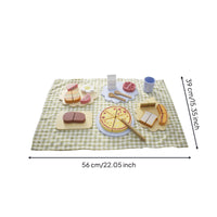 Wooden Cutting Food Toy Realistic Simulation Wooden Cutting Food Set Pretend Play Kitchen Accessories for Kids, Preschool, Daycare, Playroom