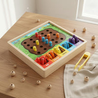 Worm Picking Game Tweezers Catching Game Hand-Eye Coordination