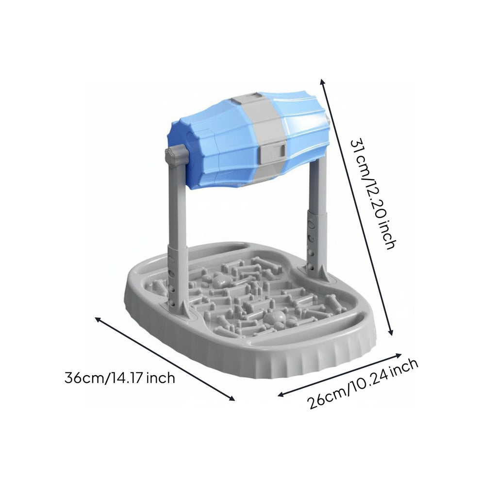 Rolling Slow Feeder Reduces Bloating Anti Gulping Dog Bowl Easy to Clean