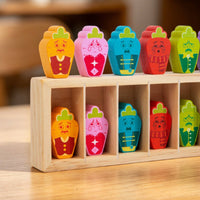 Wooden Memory Matching Game Concentration Training Educational Toy Long-Lasting