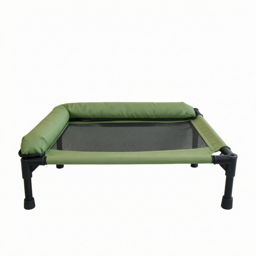 Raised Pet Bed Iron Frame Mesh Pet Bed Skid-Resistant Feet