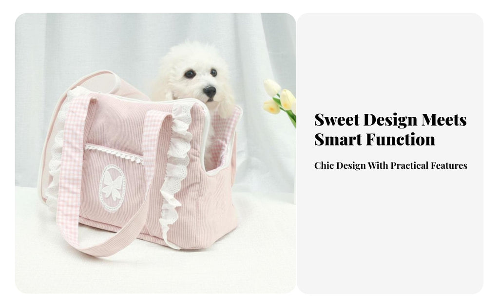 Soft-Sided Mesh pet transporter Multiple Carrying choices for Outings, Public Transport