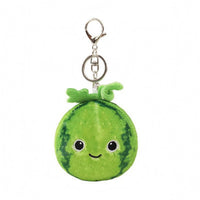 Soft-Toy Keychain Pendant Embroidered Face Stuffed Keychain Spring Clasp