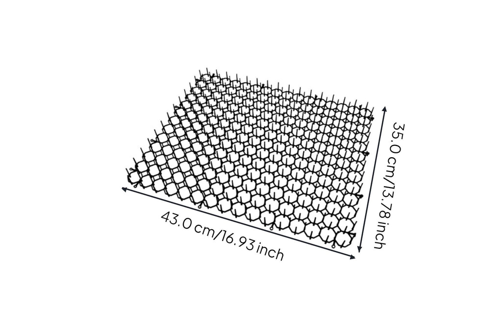 Cat Deterrent Mat, repelCat Prong Mat, Furniture Protector, Pet Training, Flexible Plastic, Indoor Outdoor