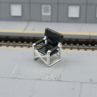 Miniature Folding Chair Micro Furniture Decorative for Hobbyists