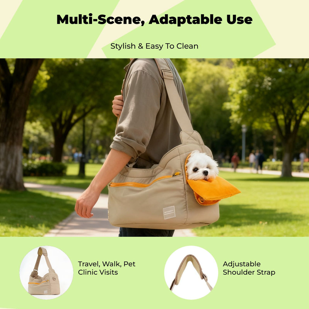 Breathable hands-free pet carrier