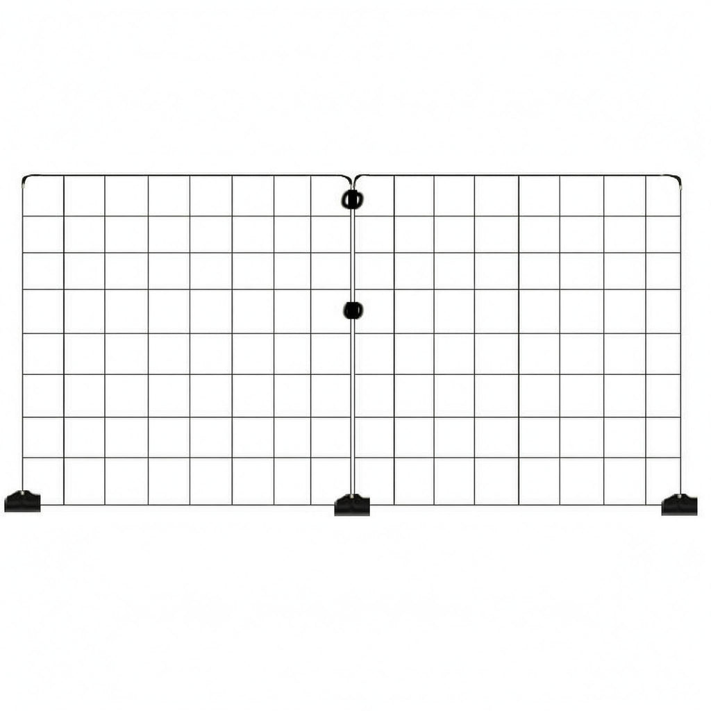 Wire-Mesh Dog Fence Floor-Standing Exercise Pen Sturdy for Indoors