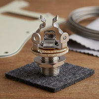 Panel Mount Audio Socket Hex Nut Electronic Part Copper Contact