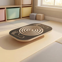 Kids Balance Open-Ended Learning Wooden Balance Board Training Gear for Children