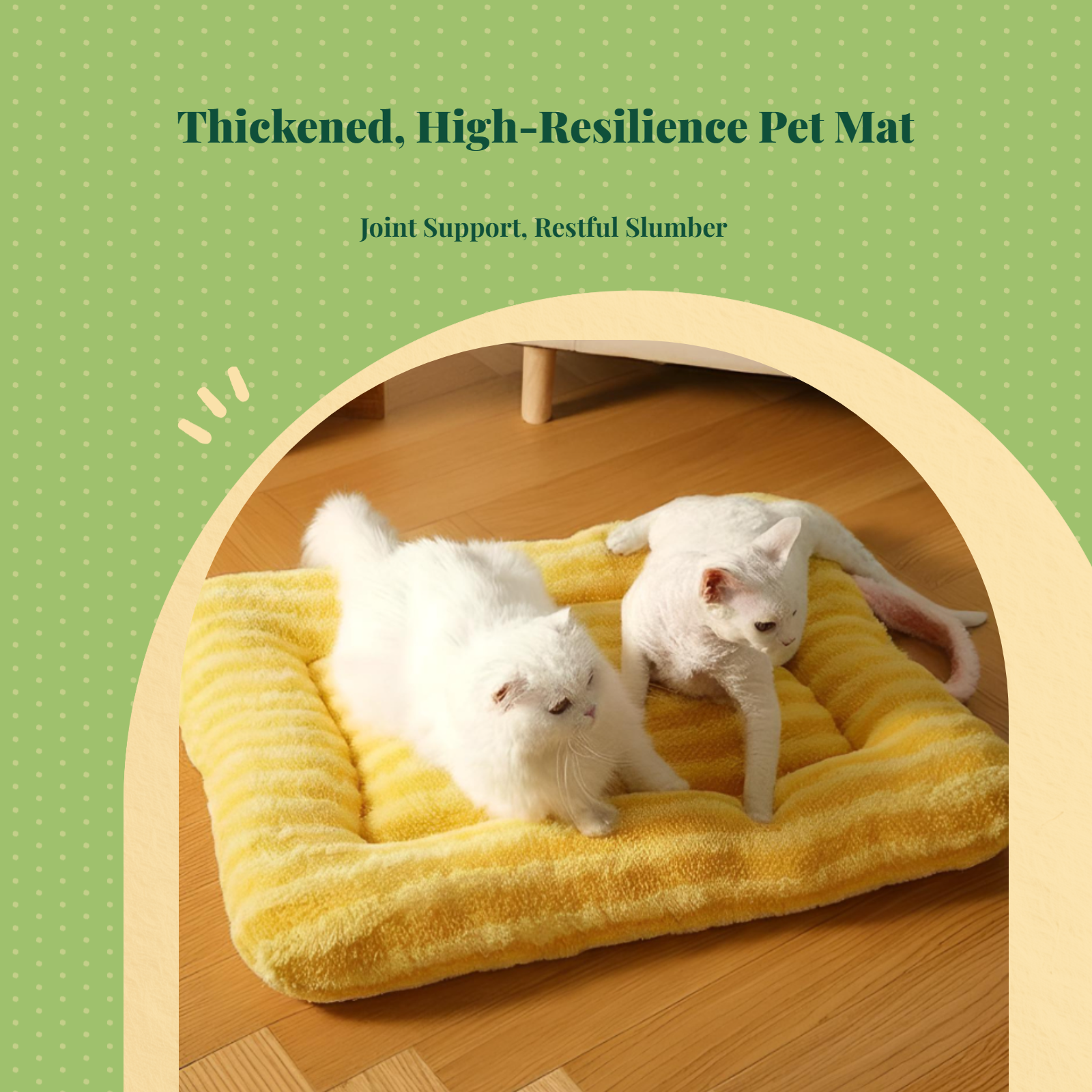 Thick washable double-sided cat bed