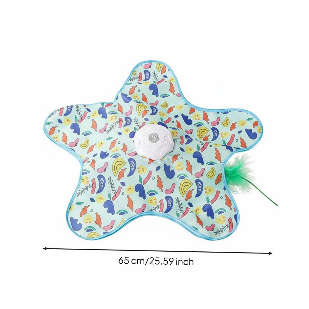 Automatic Hide and Seek Cat Toy 360° Irregular Movement for Indoor Cats, Kittens