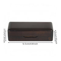 Wooden Embouchure Piece Storage Case Maple Wood Saxophone Embouchure Piece Case Guarding Lining Musical Accessory for Travel