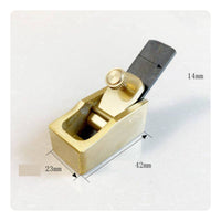 Brass Thumb Plane Hardened Steel Blade Luthier Tool Long-Lasting