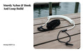 Coiled Stand-up Paddleboard Leash High Paddleboard Tether Stretches to 3m Ankle Strap Surf Leash for Paddleboarding, Water Sports