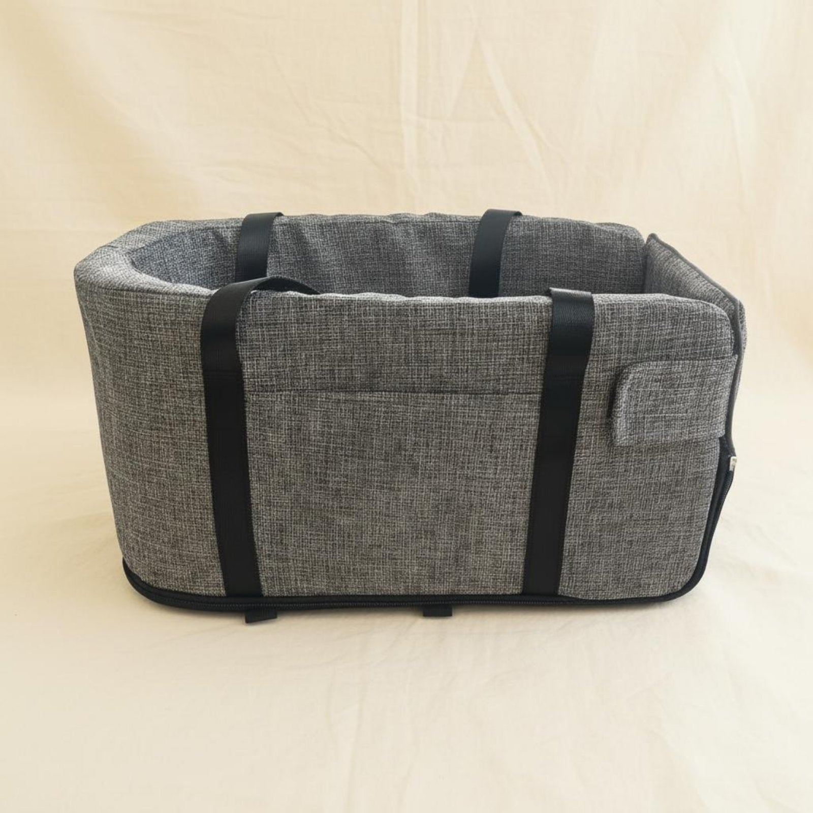 Car Console Pet Seat Foldable Mid-Section Console Dog Bed Versatile-Use Design
