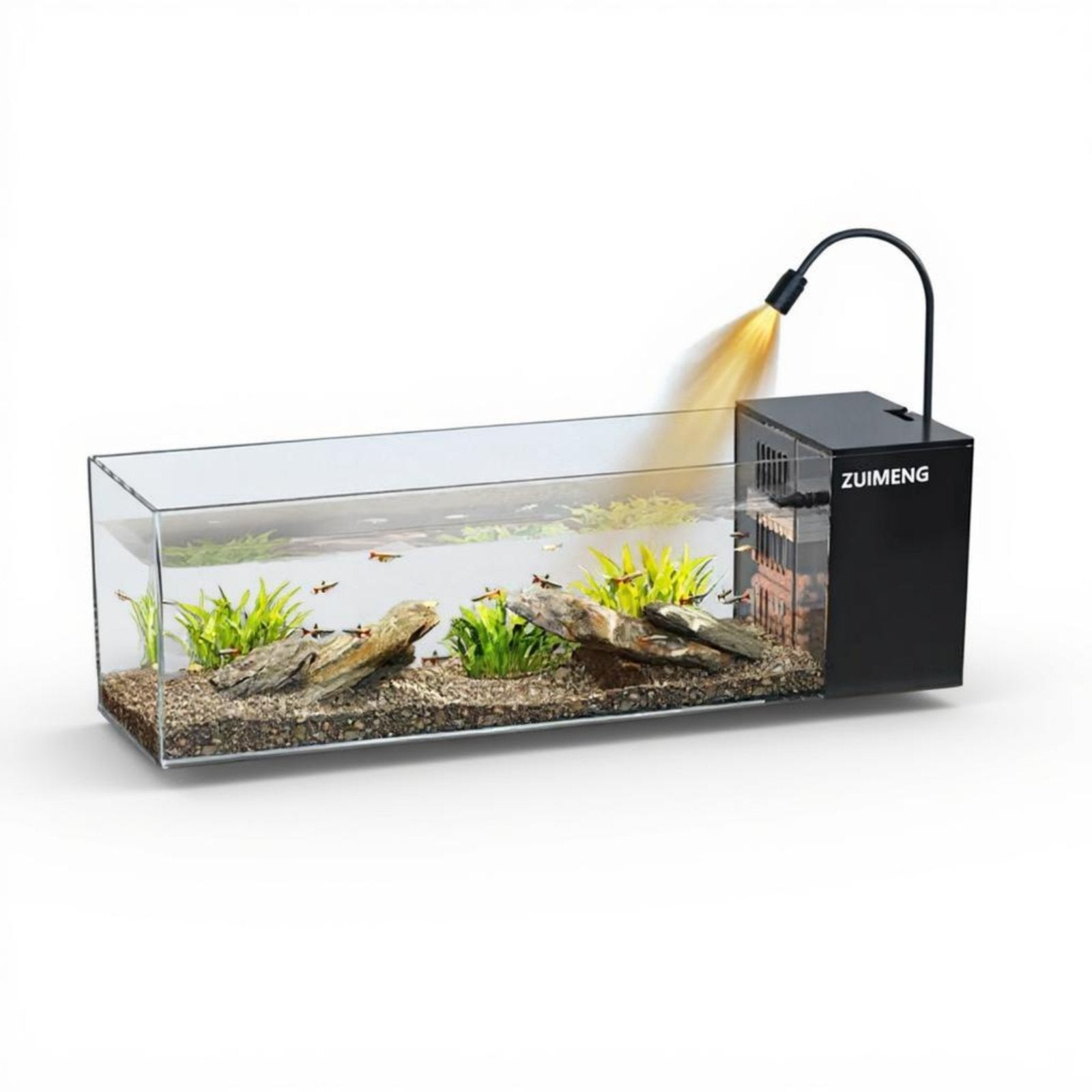 Desktop Flow Aquatic Habitat with Side Purifier, PC Material