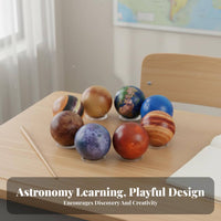 Squeezable Solar System Stress Balls Educational Squishy Toys Slow Rising for Students, Teachers, Classroom, Science Projects, Office