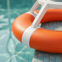 Floating Gyro Cup Holder 3D-Printed Buoyant Pool Beverage Buoyant Orange