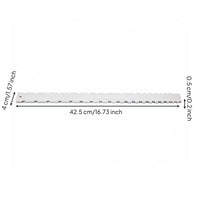 Guitar Neck Notched Straight Ruler Precision Machined Notched Fret Gauge