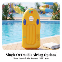 Inflatable Surfboard Double Air Chamber Wave-Riding Buoyant Board Transparent