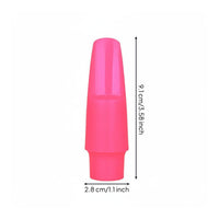 Pink Alto Sax Mouthpiece Easy to Play Alto Sax Mouthpiece Bright Color Design