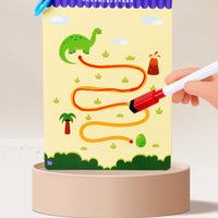 Writing Practice Card Book Lined Pages Tracing Card Book Spiral Bound