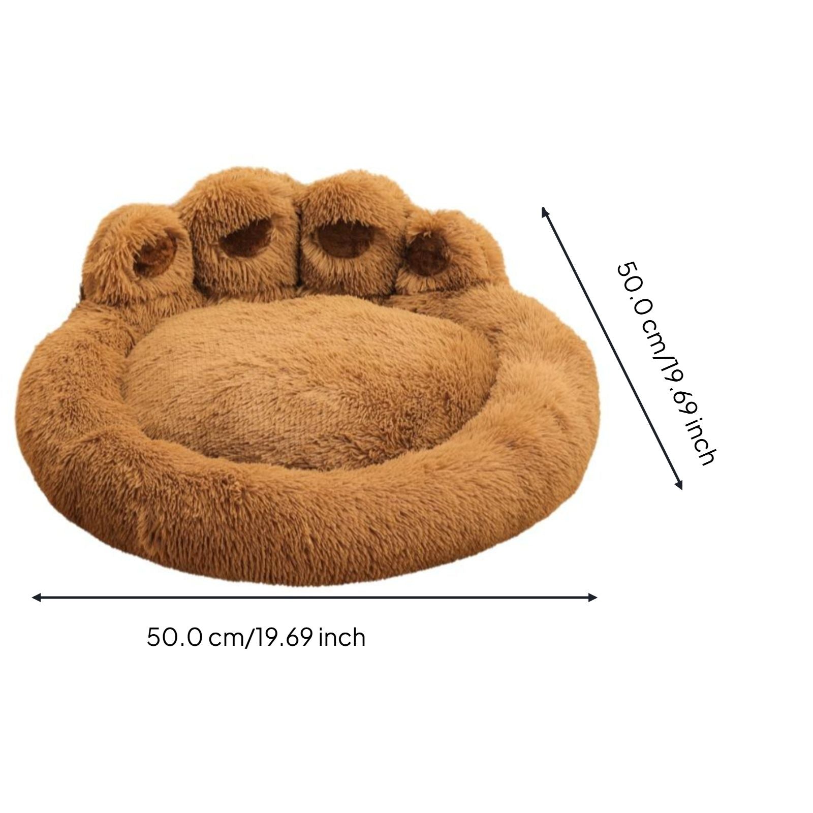 Dog Bed, Warm Plush Sleeping Mat, Non-slip, Indoor Pet Bed