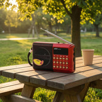 AM/AM/frequency Modulation Pocket Radio Telescopic Antenna Audio Device Compact