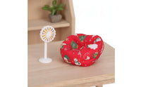 1:12 Scale Furniture Set Scene Prop Miniature Beanbag and Fan Set for Collectors