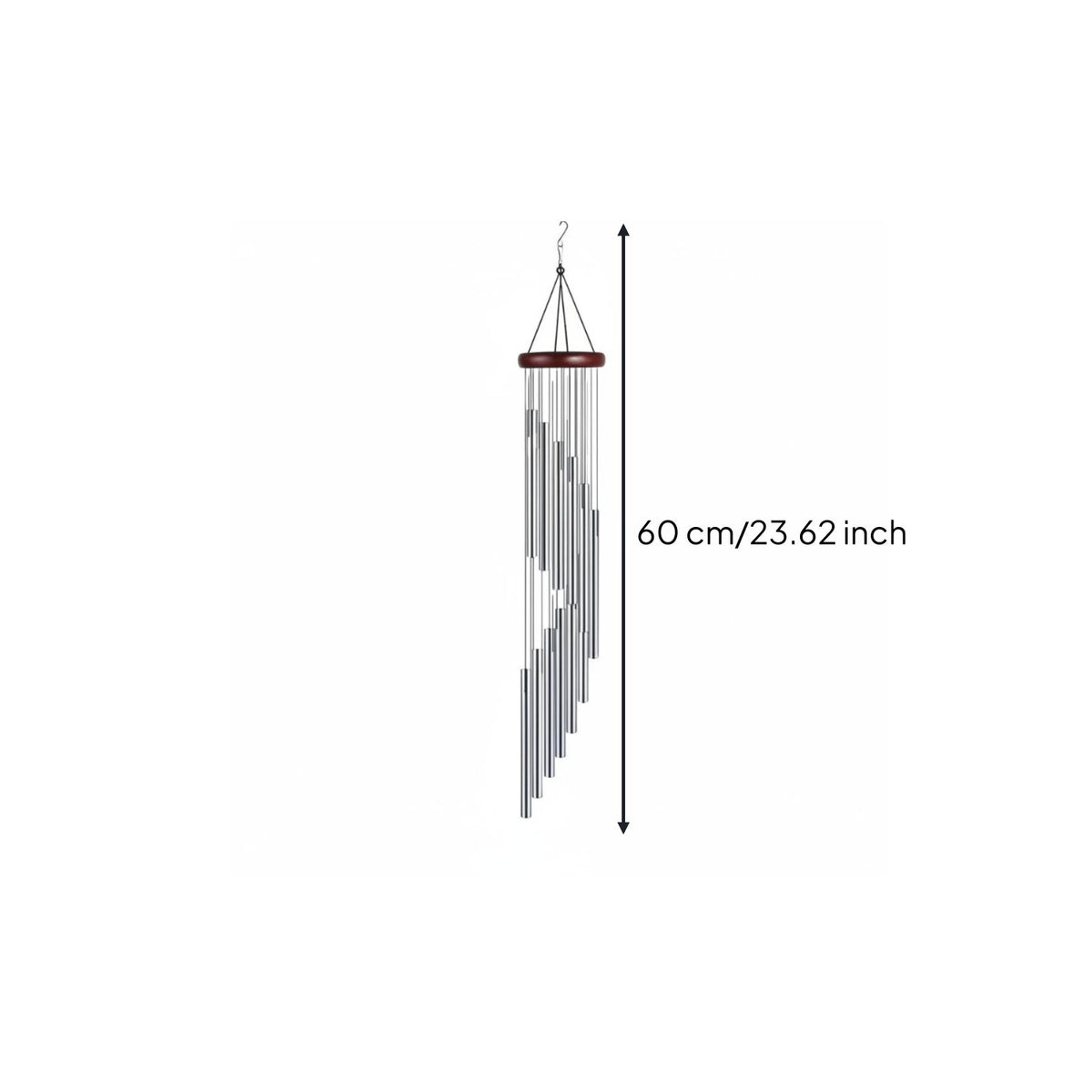 Aluminum Tube Wind Chime Pleasant Sound Aluminum Wind Chime Soothing Melody