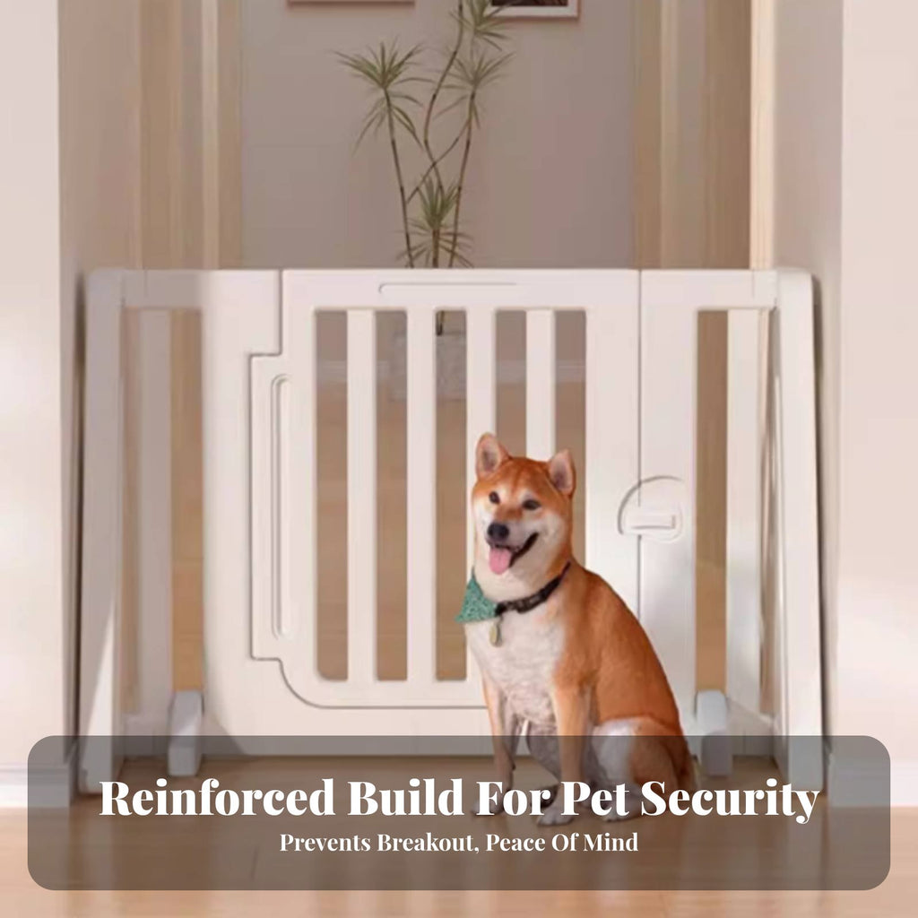 adaptable Puppy Gate Configurable Shape Dog Playpen Easy Assembly for Indoor, Home
