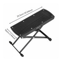 Classical Guitar Footrest Foldable Folding Foot Rest Non-Slip Surface Guitar Foot Stool for Guitarists