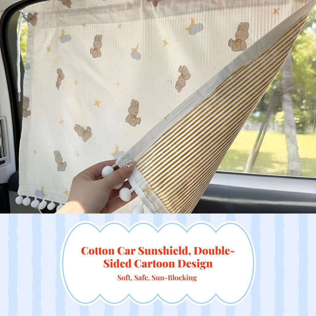 Car window sun shield cover, sunlight protection privacy screen, infant side window sun protection, easy installation