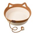 Hand-Woven Rattan Cat Bed, Indoor, Breathable, All Seasons