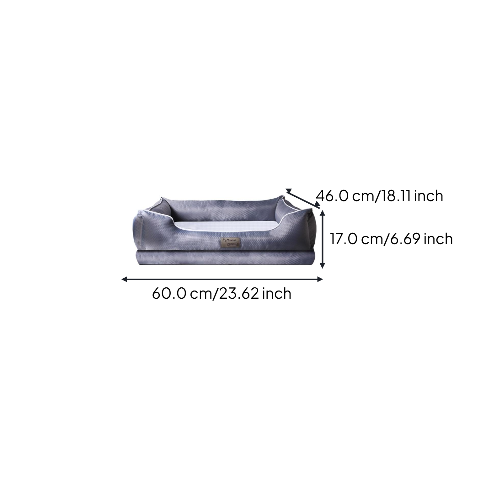 Orthopedic bed for medium-large dogs