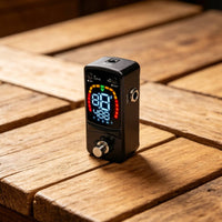 Chromatic Pedal Tuner Lightweight Mini Pedal Tuner Fast and Accurate Music Accessory for Guitarists, Stage, Rehearsal
