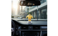 Solar Dancing Sumo Wrestler Figure Auto Swinging Car Accessory for Office Desk