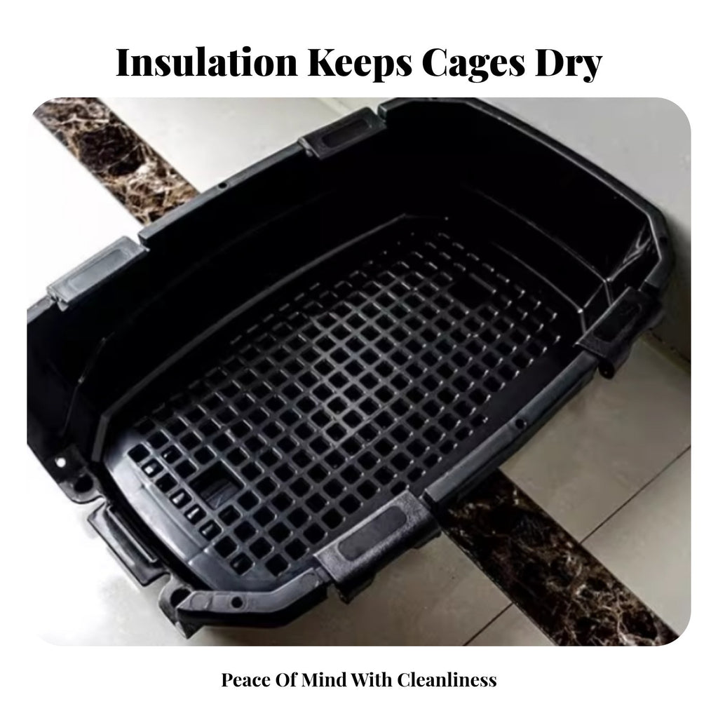 Pet Carrier Mesh Tray Elevated Crate Floor Crate Floor Mat Paws Pet Cage Mesh Tray for Cat Owners, Airline Travel
