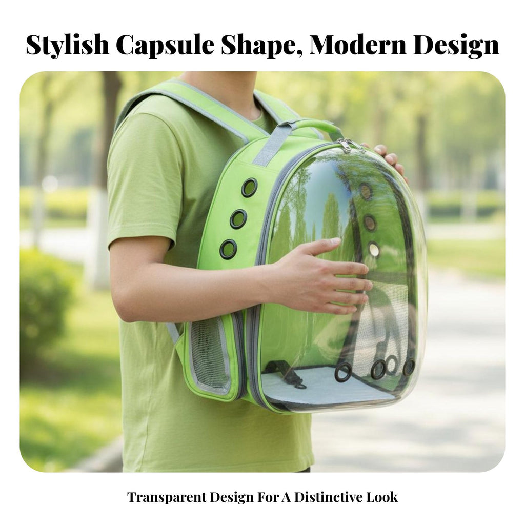 Space Capsule Pet backpackpack Portable creature container Breathable for Hiking