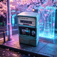 Electric Utility Cabinet Miniature 1:64 Scale Futuristic-Industrial Utility Cabinet Model Realistic Industrial Look