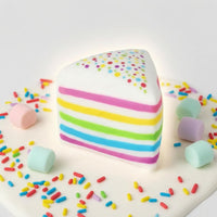 Rainbow Cake Squeezable Soft Cake Squeezable Sensory