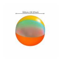 Giant Beach Ball Thickened PVC Material 100cm Inflatable Play Ball for Children