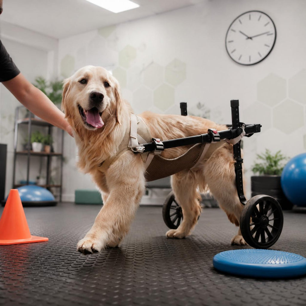 Pet Wheelchair Training Walking Aid Rear Support Wheelchair Adjustable Frame