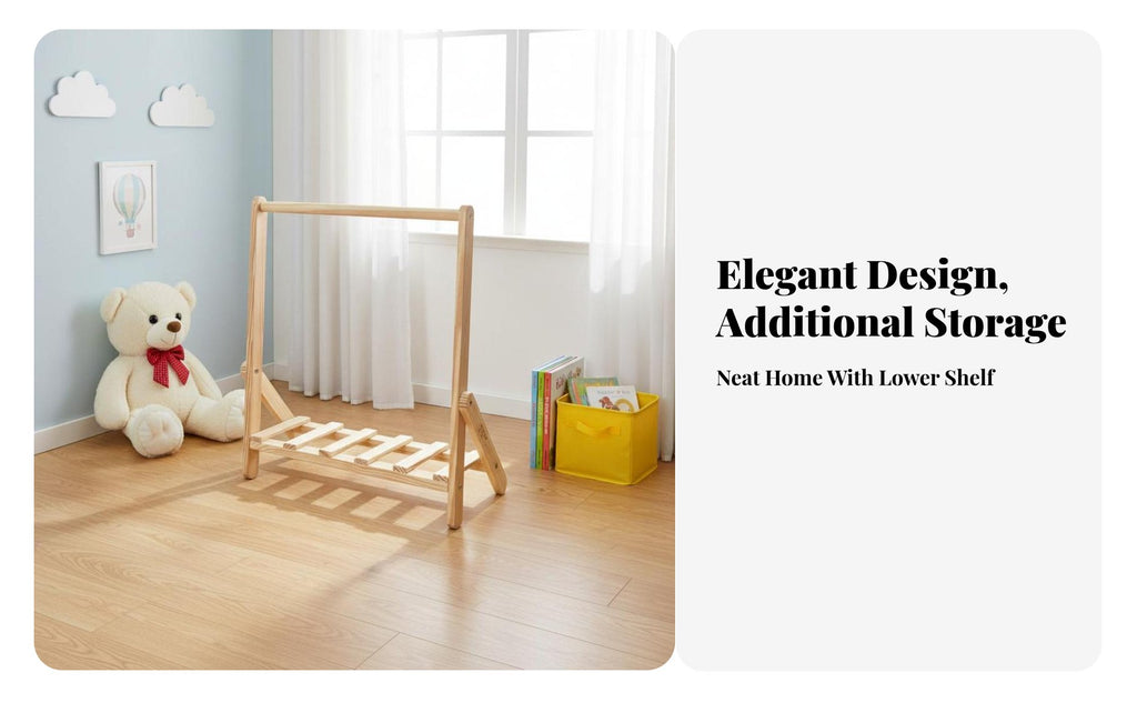 Pet Clothing Stand complimentarystanding Garment storage rackSaving for Entryway, Bedroom