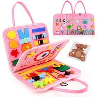 Three-Page Learning Bag Fine Motor Skills Felt Activity Bag Quiet