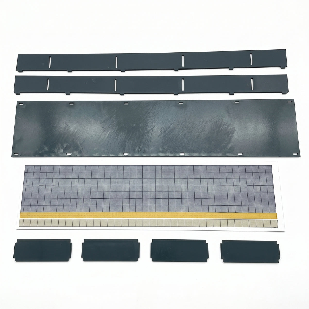 HO Scale Station Platform Unassembled Station Platform Kit Realistic