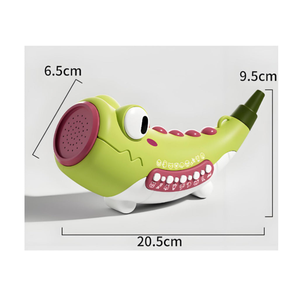 Creature Sound Trumpet Educational Plastic Trumpet Toy Color Coded Keys