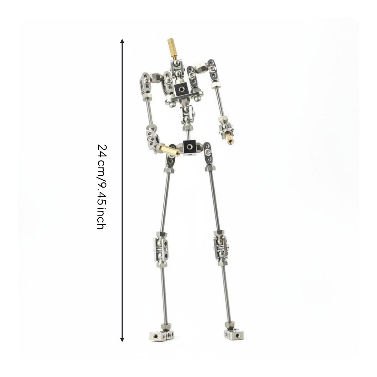 Stop Motion Armature Sturdy Steel Model Skeleton Easy Assembly for Hobby Makers