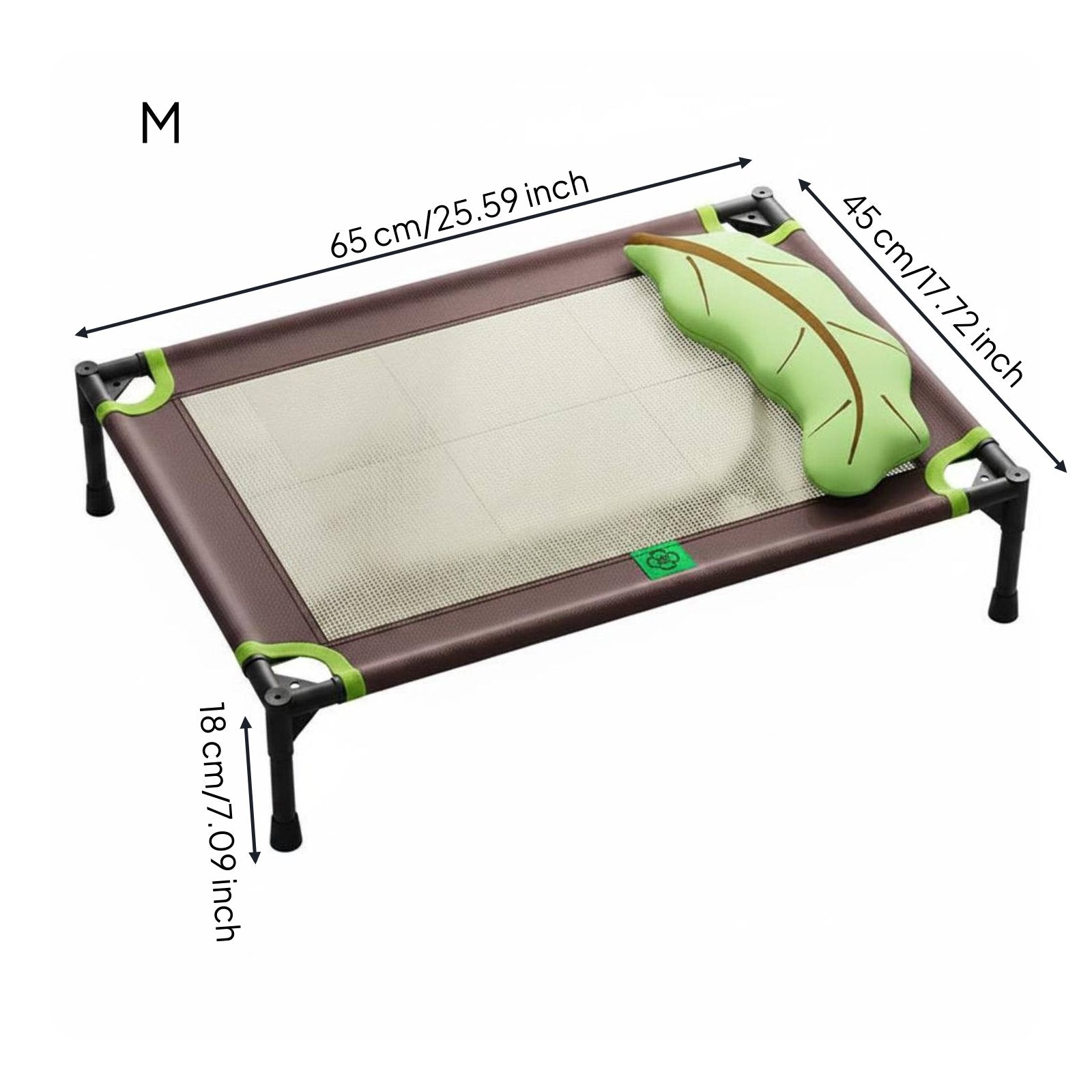 Raised Pet Cot Water-resistantProof Elevated Dog Bed Sturdy Frame for Indoor